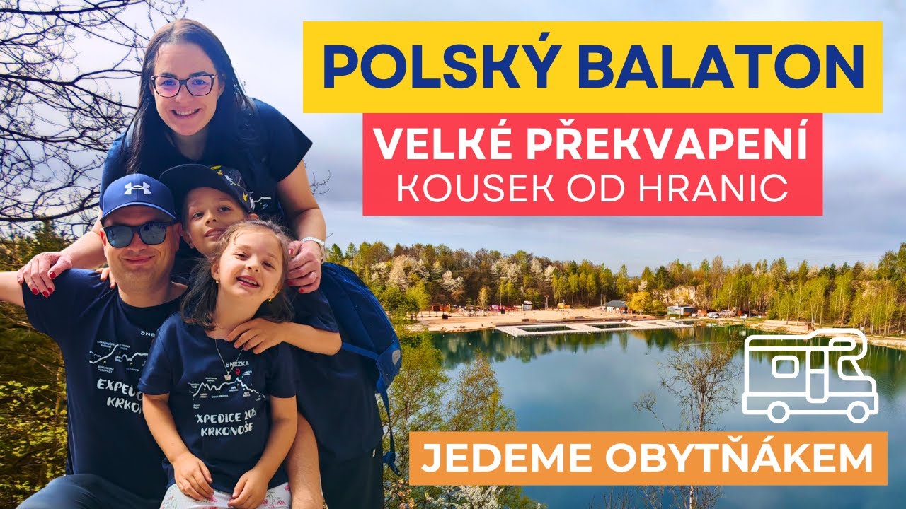 Objevili jsme POLSKÝ BALATON! Křišťálová voda, útesy a spaní v obytňáku