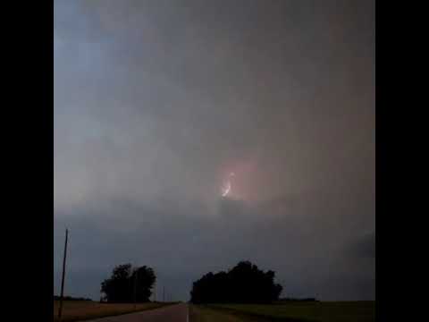 Supercell Thunderstorm Near Sterling Kansas May 11 2014 Extremeweather Tornado