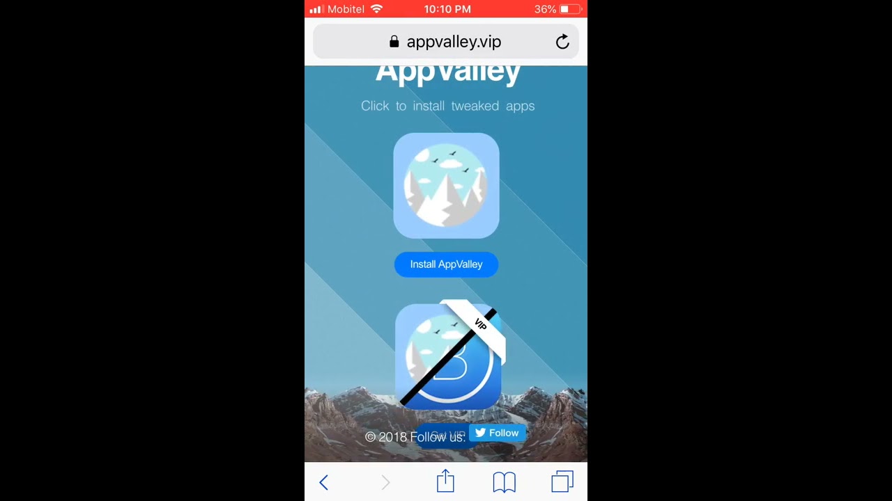Appvalley install iPhone, iPad running iOS 12.01, iOS 12 without jailbreak