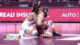 125lbs Eddie Ventresca (Virginia Tech) vs Nico Provo (Stanford)