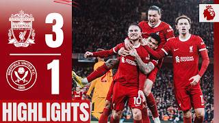 Alexis Mac Allister'ın harika golü! | Liverpool 3-1 Sheffield United | Öne Çıkanlar