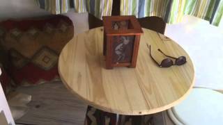 Burro Fiberglass RV with sawdust toilet