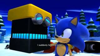 Sonic Lost World - Wii U 100% Walkthrough - Cutscene After Frozen Factory