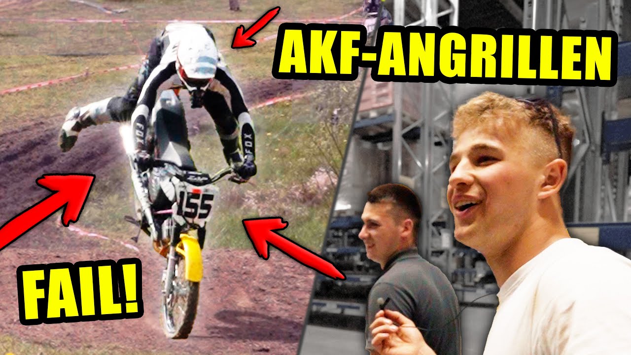 HEFTIGER FAIL: Simson-Cross & EXKLUSIVE Einblicke beim AKF-ANGRILLEN!! Part 2