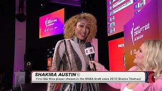 Shakira Austin Selected THIRD @ 2022 WNBA Draft By The Washington Mystics! #WNBADraft #2022WNBADraft