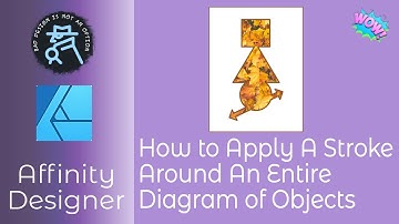 How To Apply A Stroke Around An Entire Design in Affinity Designer