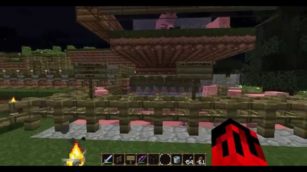 MINECRAFT #USINE A COCHON AUTOMATIQUE - YouTube