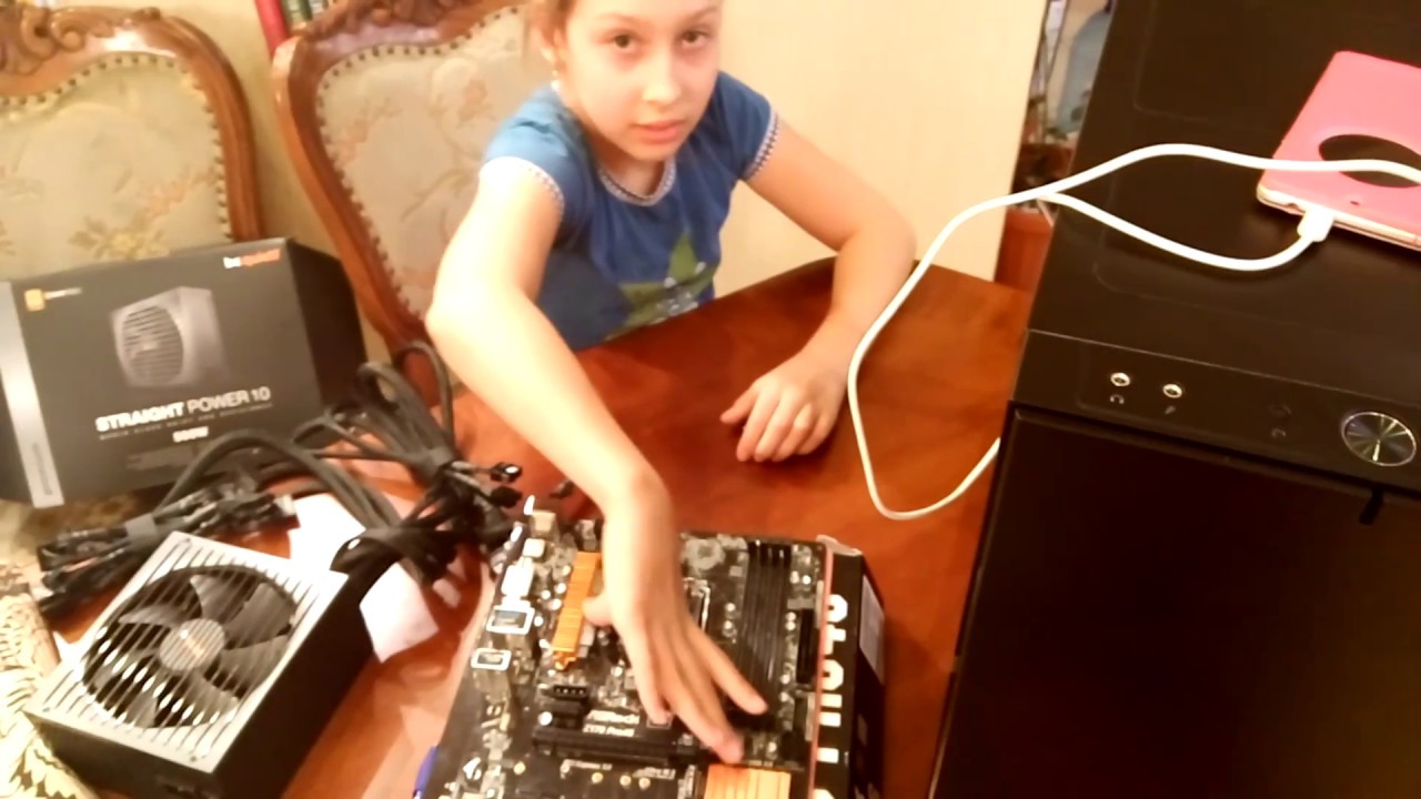 Сборка ПК Fractal design R5, core i5 6600, be quiet. Тихий ПК!