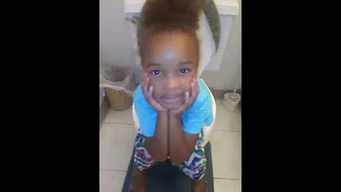 My sister is takeing a video of me
