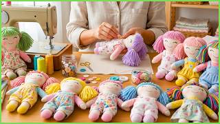 Crea Hermosas Muñecas de Trapo para Vender + Molde Gratis