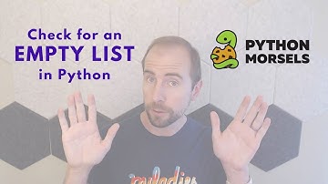 Checking for an empty list in Python