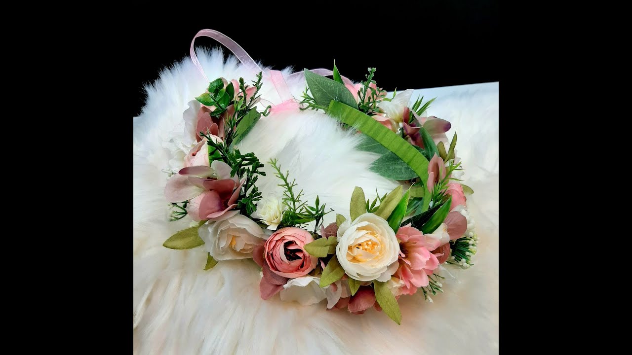 Wiosenny wianek / DIY / jak zrobić / flower crown