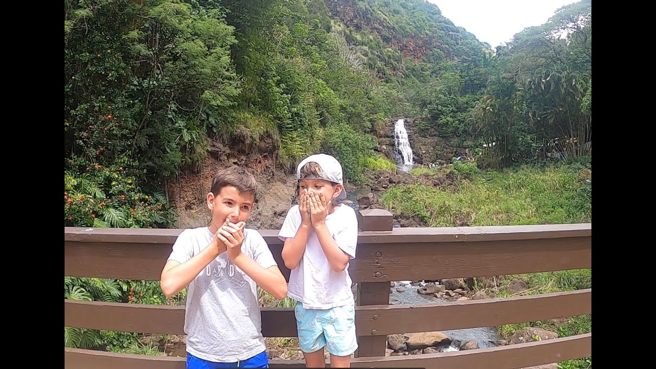 Waterfall Hike in Hawaii!!! ~ Our First Video - YouTube