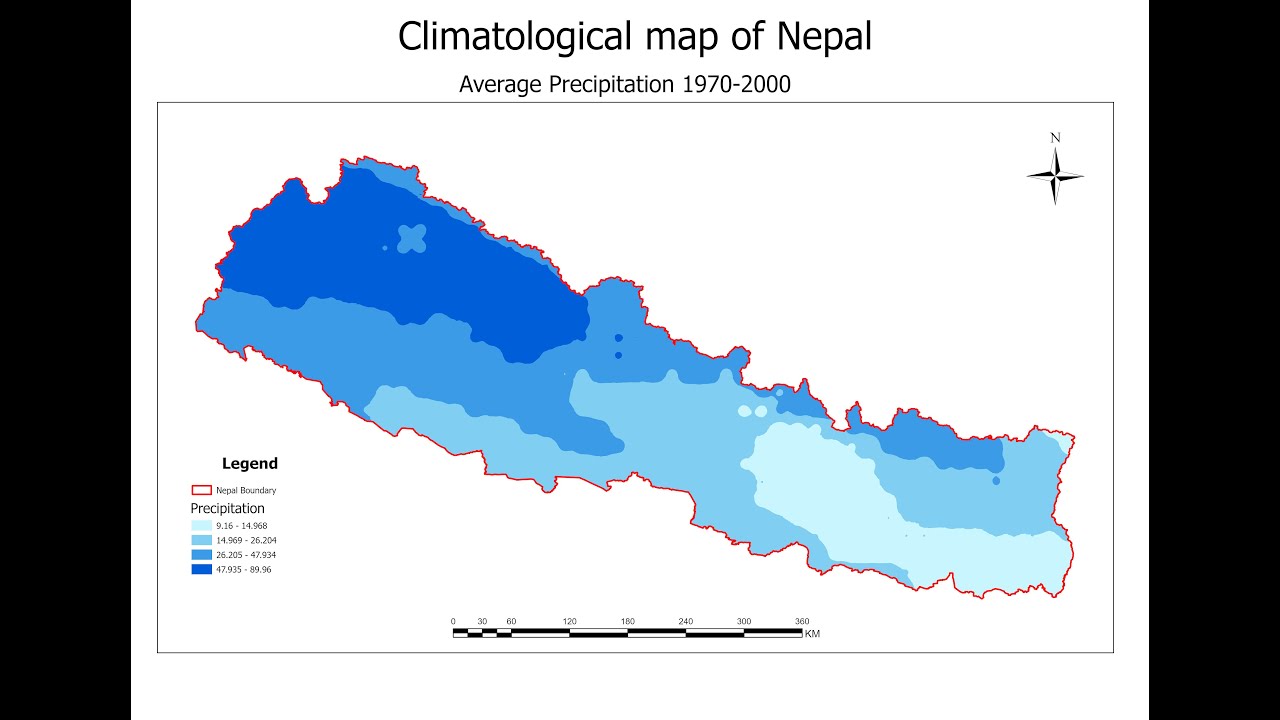 Climatological Map: How to Download and prepare Precipitation Map in ...