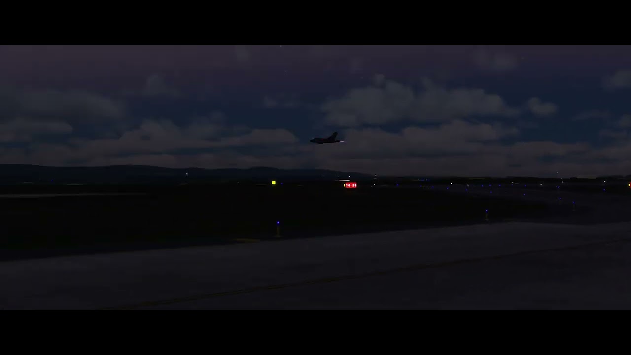 RAF Tornado Low level at Mount Pleasant in 