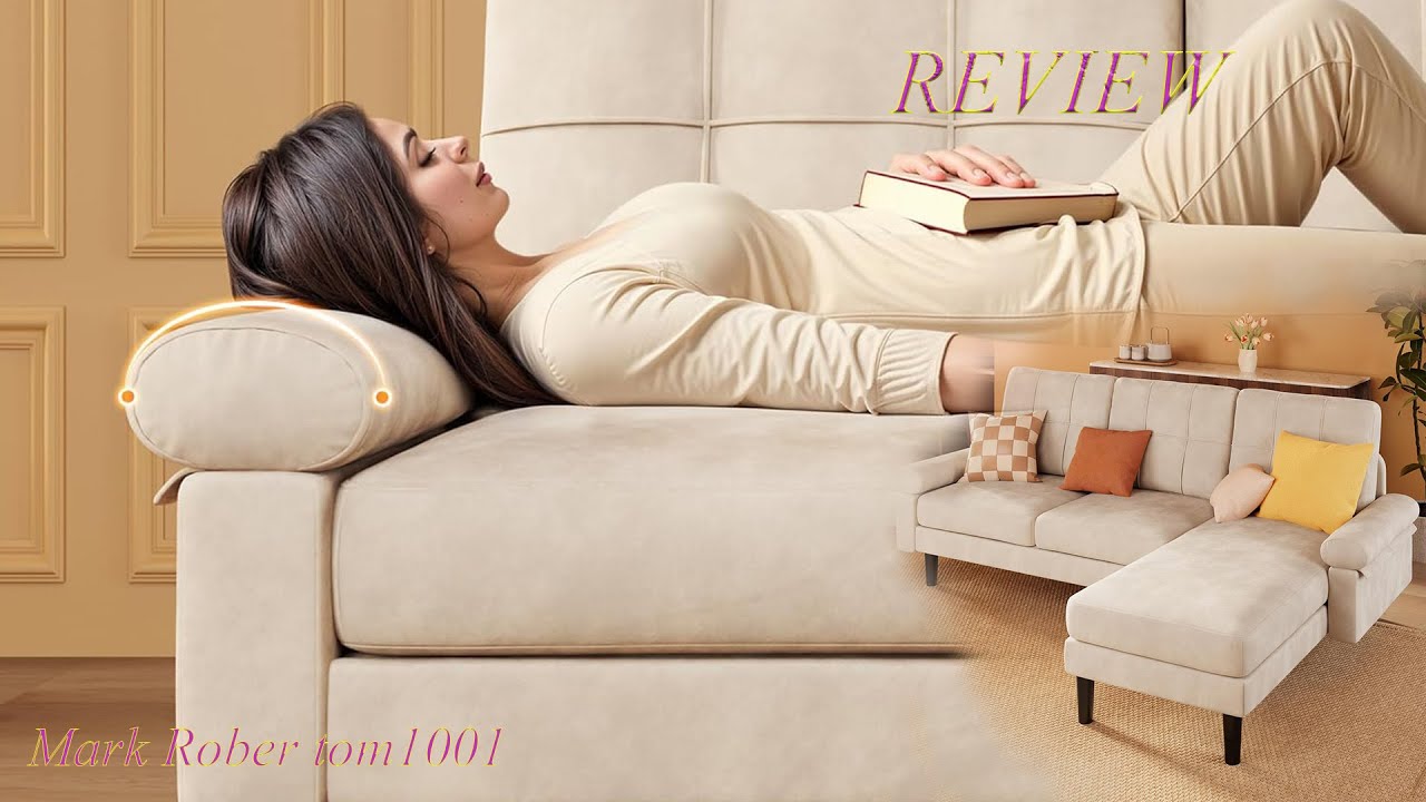 Ahomly 82" L-Shaped Sofa REVIEW 2024