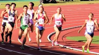 2015和歌山国体陸上 少年男子共通800ｍ決勝 20151003