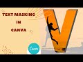 How to make a simple Text masking in Canva