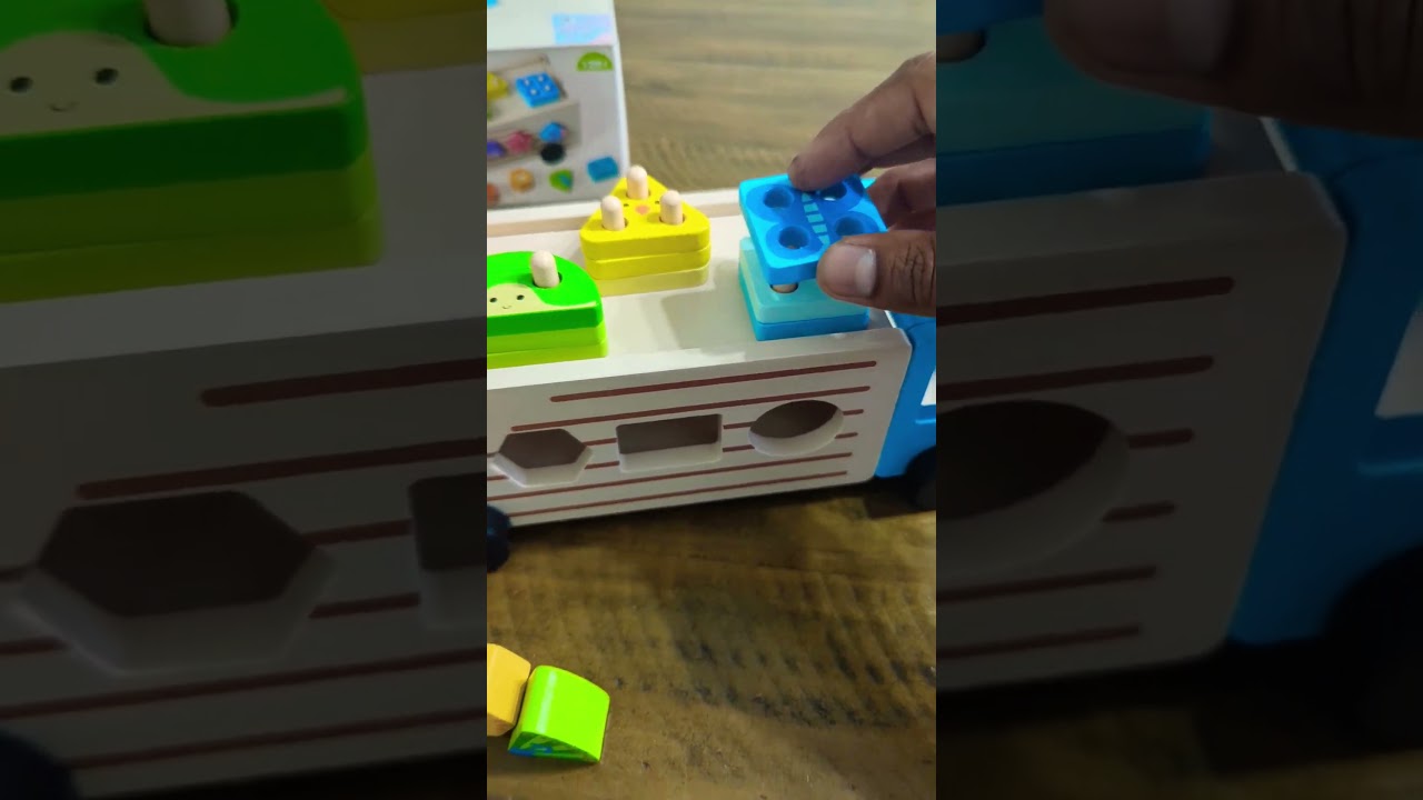 Super Fun Learning Toys For Toddlers ! Wooden shape sorter by Lehoo Castle 