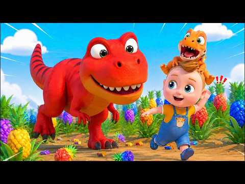 Apprendre Les Dinosaures | Histoires de Dinosaures Pour Enfants | Chanson des Couleurs