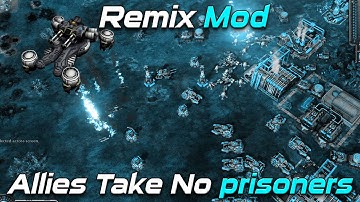 Red Alert 3 Remix Mod | Allies Take No prisoners | 2v2 Vs Brutal Ai , Multiplayer Gameplay , 2020