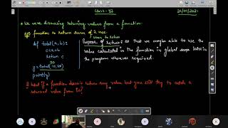 Information Revision Class 38 - Functions part 6 (with packing and unpacking) Guide