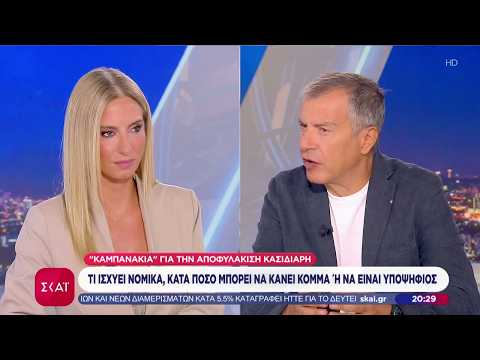 Κασιδιάρης: Τι ισχύει νομικά, κατά πόσο μπορεί να κάνει κόμμα ή να είναι υποψήφιος | Βραδινό δελτίο