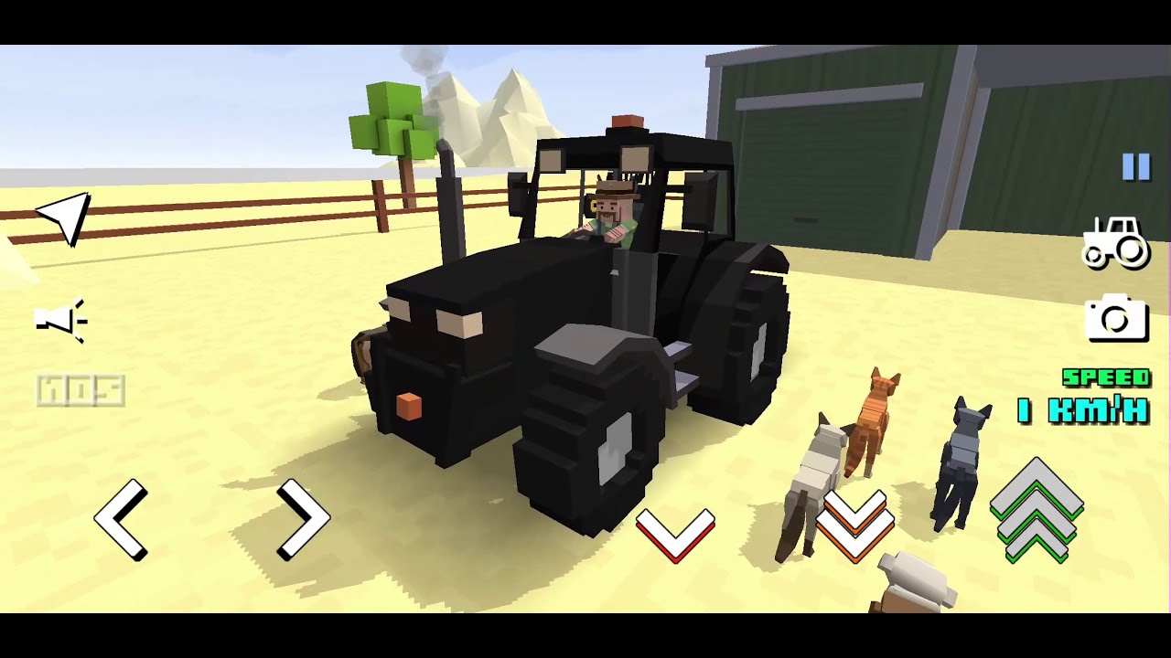 Blocky Farm Racing & Simulator | Wheat Harvest | Android Gameplay #39