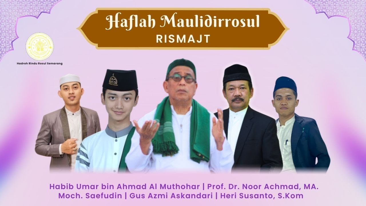 Haflah Maulidurrosul RISMA JT - Bersama Habib Umar Muthohar, Gus Azmi, & Moch Syaefudin