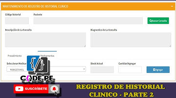 41.CREANDO UN SISTEMA DESDE 0 CON PHP, JAVASCRIPT Y AJAX - REGISTRO HISTORIAL CLÍNICO PARTE 2