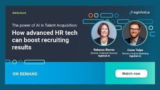 The power of AI in TA: How advanced HR tech can boost recruiting results