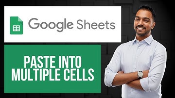 How to Paste Into Multiple Cells on Google Sheets | Pasting Into Cell