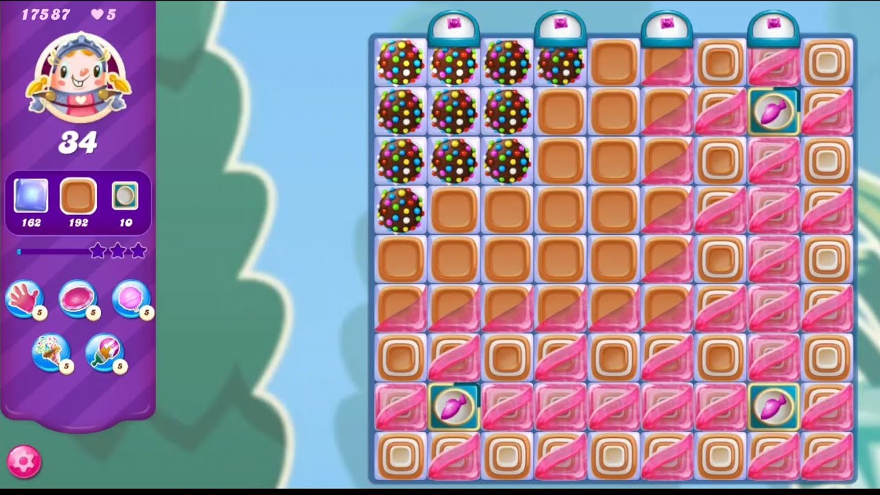 Candy crush saga level 17587 - YouTube