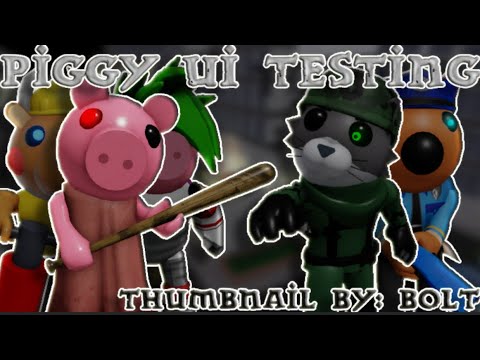 Piggy fav skins in piggy gui all jumpscares - YouTube