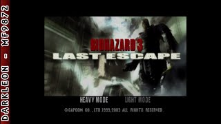 GameCube - BioHazard 3 - Last Escape © 2003 Capcom - Opening