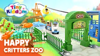 Tiny Kiddom L&S Happy Critters Zoo Playset