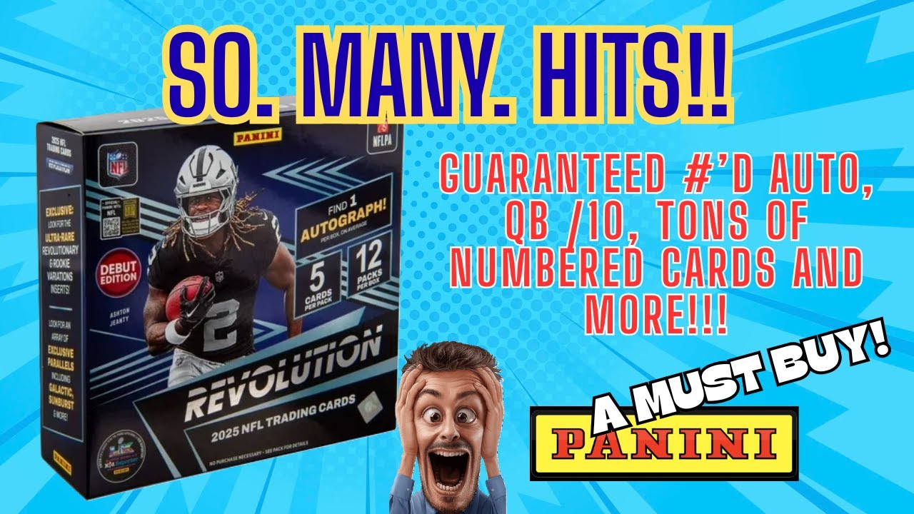 КУЧА ХИТОВ!!! PANINI ПРИБЕРЕГАЕТ ЛУЧШЕЕ НА ЗАКАНЧИК!!! ПРЕМИАЛЬНАЯ КОРОБКА ФУТБОЛ REVOLUTION 2025!