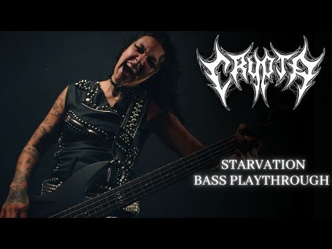 CRYPTA - Starvation (Bass Playthrough) | Napalm Records