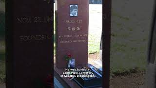 Bruce Lee (1940–1973) — Father and Son, Side by Side in Seattle #cemetery #history #usa #brucelee