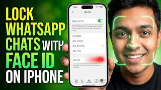 How to Lock WhatsApp Chats with Face ID on iPhone screenshot 2