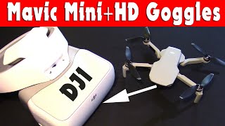 Fly Mavic Mini with DJI Goggles &amp; Other HD Goggles☑️ Works for Any Cellphone Drones Too☑️ MiraScreen