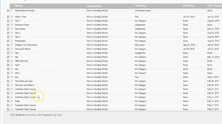 External Grade and Manage Column Organization