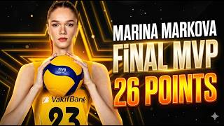 Mari̇na Markova Mvp 26 Poi̇nts Vakifbank Vs Fenerbahçe Fi̇nal Match-5 Hi̇ghli̇ghts