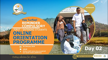 University of Limpopo 2025 Online Orientation for First-Entering Students | Day 2 of 2