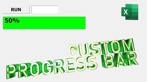 Excel VBA - Create Custom Progress Bar Using Label