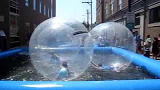 Water balls in Davis Square (ArtBeat 2010)