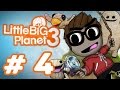 LittleBigPlanet 3 Gameplay/Walkthrough w/Mex Part 4 - Resurrecting Oddsock
