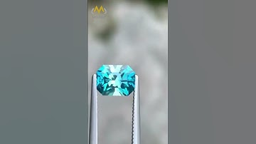 100% Pure & Natural Blue Zircon Hand-Cut Blue Zircon Gemstone from Cambodia.