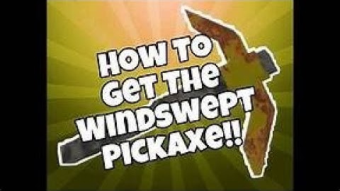 How to get the Windswept Pickaxe in After the flash: Mirage