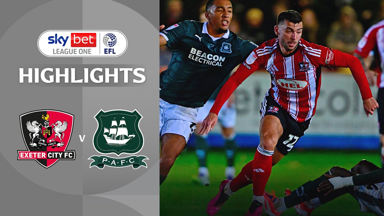 [Highlight] EFL League One : Exeter City vs Plymouth Argyle (24-10-68)